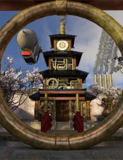 Steampunk Samurai for Daz Studio