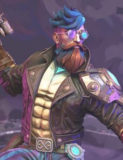 Steampunk Operator HD Stylized Clothes for Genesis 9