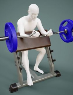Preacher Curl Bench G8 Male-Female