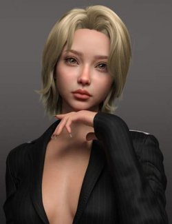 EG Halter Neck Dress, Hair and EG Lovely Poses Genesis 9 Bundle