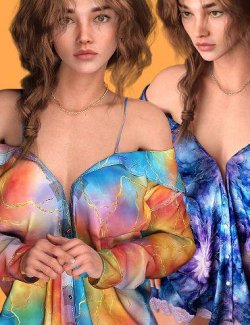 L3D Supreme Add-On Off Shoulder Shirt Genesis 9