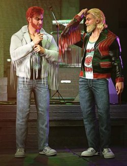 dForce Rock On Misfits Outfit Texture Add-On