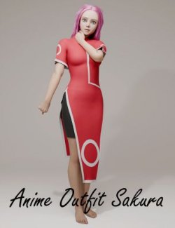 Anime Outfit Sakura for Genesis 9