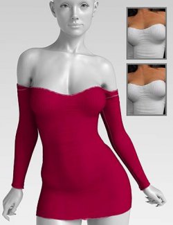 dForce X-Fashion City Siren Mini Dress for Genesis 9 and 8 Female