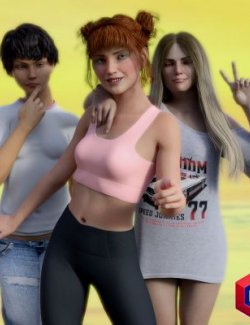 Young Teen Bundle for Genesis 8 Female
