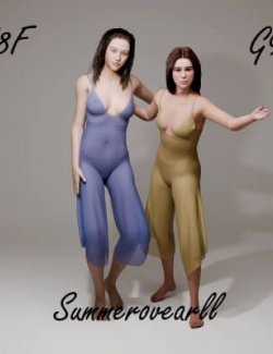 Summer Overall for Genesis 8 Female - Genesis 9