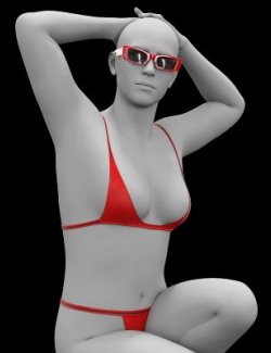 Swim Bra and Briefs and Sunglasses for G9