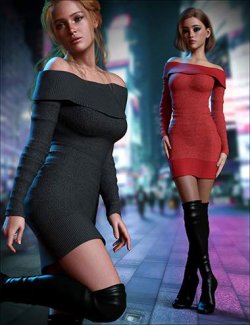 Winter Fashion Outfit Set for Genesis 9