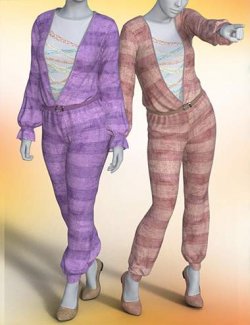 dForce Casual Yoga Outfit for Genesis 9