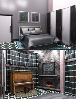 High Ceiling Bedroom