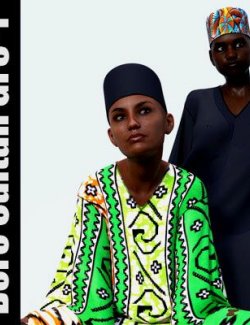 Doro Caftan GF8 01- Clothing for Genesis Female 8