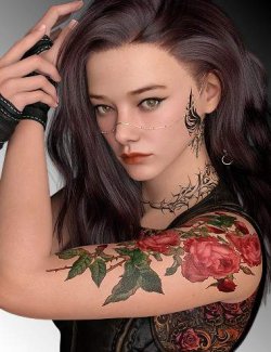 L3D TattooU - Inked Arms 2 for Genesis 9