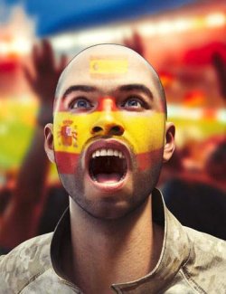 GNBD World Cup Fans Flag Paint Mockups