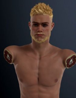 Army - Arms cut for Genesis 9 (Pelvy Add-on)