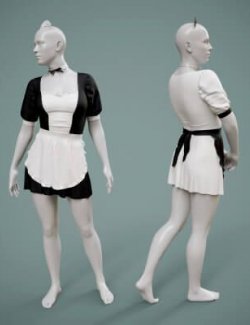 Classic Maid Outfit for Genesis 9