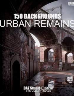 Cinematic Urban Remains - 150 Backgrounds - Daz Studio