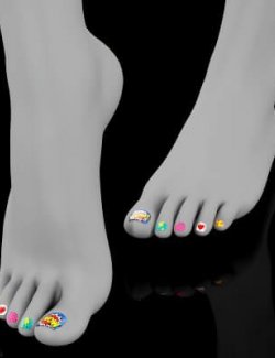 Nails Foot Pop Art for G9