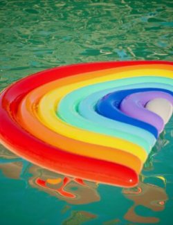 Rainbow Pool Float