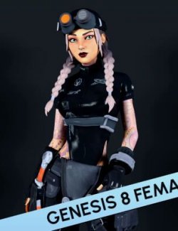 Fortnite Elite Jules for Genesis 8 Female