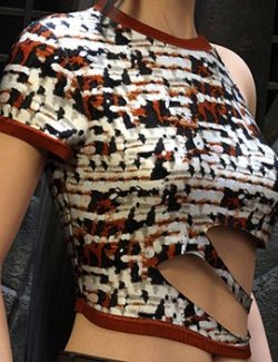 VERSUS- Ripped Tee for Genesis 8 and 8.1 Females