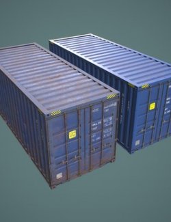 Industrial Cargo Container Prop