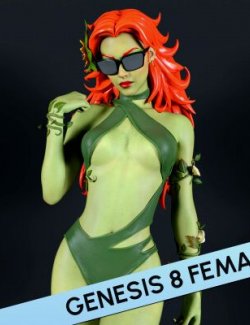 Fortnite Sunflower Ivy for Genesis 8 Female