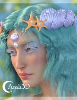 Arah3D Mermaid Hair for G8F and G9