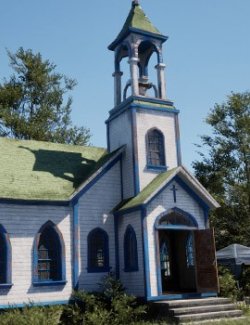 Country Church and Cemetery Pack