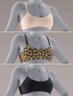 Rhinestone Strap Bralette 3 in 1 for G8F