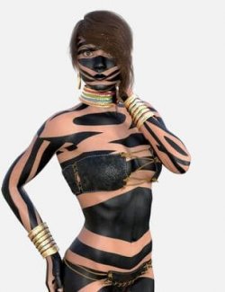 Free G8F Geometric Tribal Body Art
