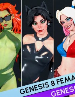 Fortnite Girl Pack 09 for Genesis 8 and 9