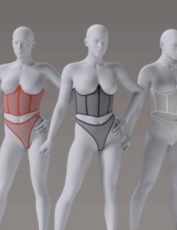 Sheer Mesh Lingerie Set 3 in 1 for G9