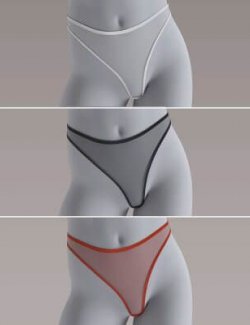 Sheer Mesh Thong 3 in 1 for G8F