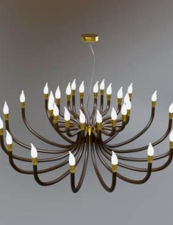 Classic Chandelier 3D Model AQ3D