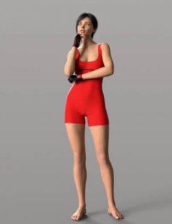 Fitness Jumpsuit and Sports Gloves G8F