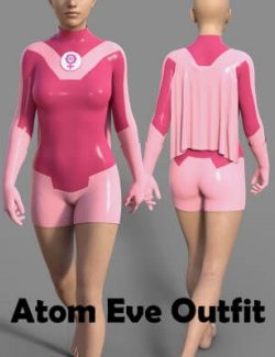 Atom Eve Outfit for Genesis 8 Female